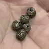 Acessórios de prata do Xizang contas Xiangyun do velho contas para pulseira diy de contas acessórios de contas de barril vintage atacado