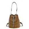 Bolso Casual de Gran Capacidad para Viajes Diarios para Mujer 2026 Nueva Moda Bolso Cubo de Hombro Bolso Tote Portátil de Verano Bolso para Motocicleta