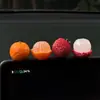 Adornos Personalizados Creativos de Dibujos Animados para el Tablero del Coche, Decoraciones para Coche con Temática Naranja para Año Nuevo