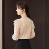 Suéter Estilo Perezoso para Mujer 2024 Nuevo Diseño Top Francés Asimétrico