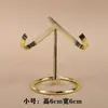 Cristal pedra bruta mineral gema jade espécime mineral suporte base aglomerado de cristal fóssil ametista coração suporte de exibição metal