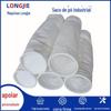 Filtro de saco de poeira antiestático de duas e três camadas de feltro de agulha de poliéster com fibra de vidro revestido para filtro de poeira de temperatura normal