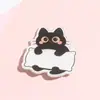 Broche Lindo de Gato y Perro Mascota Acrílico con Brillo Ajustable Insignia Creativa de Enfermera Parche Versátil para Niñas
