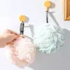 Bolinha de banho grande, flor de banho, esfoliante de banho fofo, limpador de costas, produto para banho espumante, toalha de banho