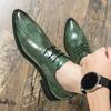 Sapatos Masculinos de Couro 2026 Primavera Negócios Formais Casuais Masculinos Tamanho Grande Sapatos Estilo Britânico Masculino Noivo Brogue Sapatos de Casamento