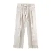 Estilo Europeo y Americano Transfronterizo Z Modelo Nuevo 2026 Ropa de Mujer al por Mayor Camisa de Rayas con Mangas Abullonadas 1091338 Pantalones 2349338