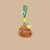 Llavero de Muñeco de Comida Divertido Colgante de Peluche Muñeco de Planta Hamburguesa Papas Fritas Muñeco de Queso Colgante Galleta