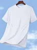 Comércio Exterior Transfronteiriço Camiseta de Seda Gelo Secagem Rápida Manga Curta Masculina Verão Fina Respirável Camiseta Refrescante Esporte Casual Top Tendência