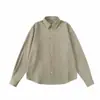 Camisa Minimalista de Manga Longa Relaxada e Solta Yidao Vintage Outono 2026 Nova Estilo Japonês Retrô para Homens