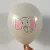 Balões de 12 polegadas Tema Animais da Selva Festa de Aniversário Dia das Crianças Decoração Arranjo Balões Estampa Animal Atacado