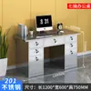 Escritório de aço inoxidável 304 fábrica limpa oficina livre de poeira laboratório mesa de computador com gaveta console espessado