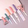 Cuchillo de cocina de fábrica seis piezas cuchillo de cocina conveniente damas completo con traje acero inoxidable cuchillo macarrón al por mayor