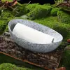 Louça de Melamina para Uso Comercial: Panela Quente Estilo Montanha, Prato de Gelo Seco para Carne com Padrão de Pedra, Prato de Intestino de Ganso e Tripa, Prato de Cogumelos Crocantes Mistos