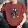 Verão Puro Algodão Short-sleeved T-shirt Dos Homens Crewneck Upper Roupas Na Moda Marca Urso Impresso T-shirt Solto Na Moda Puro Algodão Meia-manga T-shirt