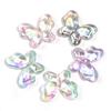Cuentas acrílicas de mariposa de colores de alta calidad con agujeros verticales, para bricolaje, cadena para teléfono móvil, llavero, accesorios de joyería, cuentas sueltas