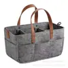 Bolsa de almacenamiento de pañales de fieltro bolsa de cosméticos de fieltro bolsa de almacenamiento para cuna de bebé bolsa de almacenamiento para carrito de bebé bolsa de almacenamiento de gran capacidad