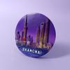 China Shanghái imán de nevera ciudad turismo recuerdo fabricantes de resina magnética venta al por mayor hecho a mano tridimensional mini creativo