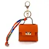 Mini carteira, acessório de bolsa de luxo leve, mini bolsa de platina, chaveiro de carro fofo e criativo, estojo para batom e fones de ouvido