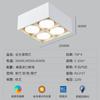 Preh Sala de Estar Sem Lâmpada Principal Full Spectrum Eye Protection Bucket Lamp Grille Lamp Spotlight Downlight