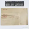 Atacado do fabricante envelope de papel kraft espessado bolsa para fatura Não. 7 sacos envelope de recibo de postagem padrão brancos podem fazer logo