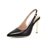 Zapatos de Salón de Punta Fina con Tacón de Aguja y Escote Bajo para Mujer 2026 Nuevo Estilo Europeo y Americano Sandalias de Tacón Alto Zapatos Profesionales para Mujer para Todas las Estaciones