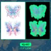 Pegatinas de Tatuaje de Mariposa Abstracta Luminosa y Colorida para Hombres y Mujeres, Impermeables y de Larga Duración, Brazos de Niños, Se Adaptan Naturalmente y Frescas