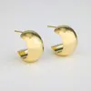 Pendientes Metálicos Brillantes Estilo Ins para Mujer con Pasador de Plata S925 Diseño de Nicho Pendientes de Alta Gama Estilo Frío Pendientes en Forma de C