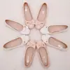 Mocasines de mujer estilo francés, modelo nuevo otoño 2026, suela blanda, punta redonda, con moño, zapatos de vestir planos cómodos y versátiles