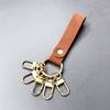 Chaveiro de Carro com Design de Nicho Personalidade Criativa Gancho de Mola Simples Chaveiro Anti-perda Cordão de Chave Fivela de Porta Pequena