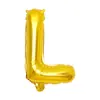 Globo de letra de cumpleaños de 16 pulgadas, imitación de globo de letra pequeña A-Z, venta al por mayor, decoración de cumpleaños transfronteriza, globo de letra