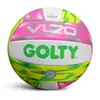 Bola de Vôlei Golty Gvm-1024A Nº 5 em PVC para Treinamento de Ensino Fundamental e Médio, Durável para Prática Diária, Costurada à Máquina