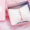 Pulsera curva de media luna femenina Red social novias hermanas cadena estrella Luna pulsera estudiante estilo coreano elegante Corazón de chica Mori pulsera