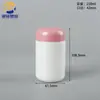 Garrafa Cápsula 120ml Tanque de Pó Espessado Boca Larga Gummy Proteína em Pó Plástico Barril Vazio 400g Barril de Pó