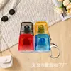 Llavero de Teclado Mecánico con Forma de Rejilla de Colores Arcoíris, Llavero con Forma de Rejilla de Colores Macarrón Sin Iluminación