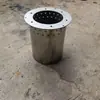 Revestimento interno de fogão a lenha fogão a gaseificação núcleo de fogão espessado aço inoxidável aço carbono madeira redonda carvão universal acessórios de modificação soldados à mão
