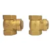 Válvula de retención de latón con rosca interna, válvula unidireccional DN15-DN50, válvula de retención horizontal esférica H14T 1/2 pulgada