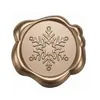 Série de Natal Adesivos de Selo de Cera Bronze Antigo para Envelopes, Convites, Garrafas de Vinho e Decoração de Presentes