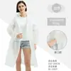 Impermeable exterior engrosado para adultos, hombres y mujeres, impermeable de viaje desechable, poncho de lluvia portátil de cuerpo entero para niños