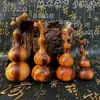 Madera de Rayo Natural Colgante para Coche Calabaza Mango Yin y Yang Material Colgante Llavero Pura Mano Pulida para Llevar