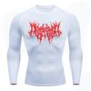Playera Deportiva Y2K Capa Base para Correr Entrenamiento de Gimnasio Ropa de Secado Rápido para Hombre Body Elástico Transpirable que Absorbe el Sudor
