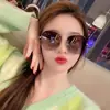 Óculos de Sol Polarizados Irregulares Populares Femininos Xiaohongshu, Estilo Coreano, Mesmo Estilo que Celebridades da Internet, Proteção UV, Frete Grátis