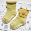 Meias de bebê grossas e quentes para inverno, meias de bebê com forro de lã, meias tubulares de desenho animado para crianças, meias de chão felpudas e cacheadas, atacado