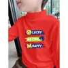 Camiseta Térmica Cepillada para Niños, Cuello Semi-alto, Camiseta Infantil, Nuevo Estilo Otoño/Invierno 2026, Top Versátil para Niños Mayores
