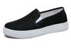 Sapatos de pano de Pequim antigos sapatos de lona femininos respiráveis sola macia slip-on sapatos casuais brancos sapatos de enfermeira pretos sapatos de trabalho