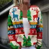 Nuevo cárdigan suéter navideño floral transfronterizo europeo y americano para Amazon, AliExpress y tiendas independientes, versátil y elegante