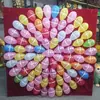 Tela de Tiro al Globo para Juegos de Tiro en Mercados Nocturnos, Ferias de Templos, Parques, Tableros de Dardos, Tela de Tiro al Blanco, Plegable para Montaje de Puesto