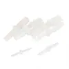 Conector de Plástico Reductor Grueso en T Recto a Través de Manguera Tubería de Agua Tubería de Aire Adaptador Conector Junta de Púa