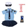 Ropa Pequeña de Policía para Niños, Trajes de Ropa para Niños, Uniformes Militares, Ropa de Verano para Niños y Niñas, Disfraces Pequeños de Policía de Tráfico para Bebés, Juego de Rol