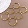 Cobre Folheado a Ouro 18K Cor Preservada Adesivo Pérola Aberta Ajustável Anel de Montagem DIY Anel de Dedo Ajustável Plana Anel de Dedo Brinco Acessório Materiais