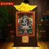 Tecido de Algodão do Nepal Pigmento Mineral Natural do Xizang Estátuas de Buda Magila Tangka Buddha Pendurado Lao Zhunma 1,1m